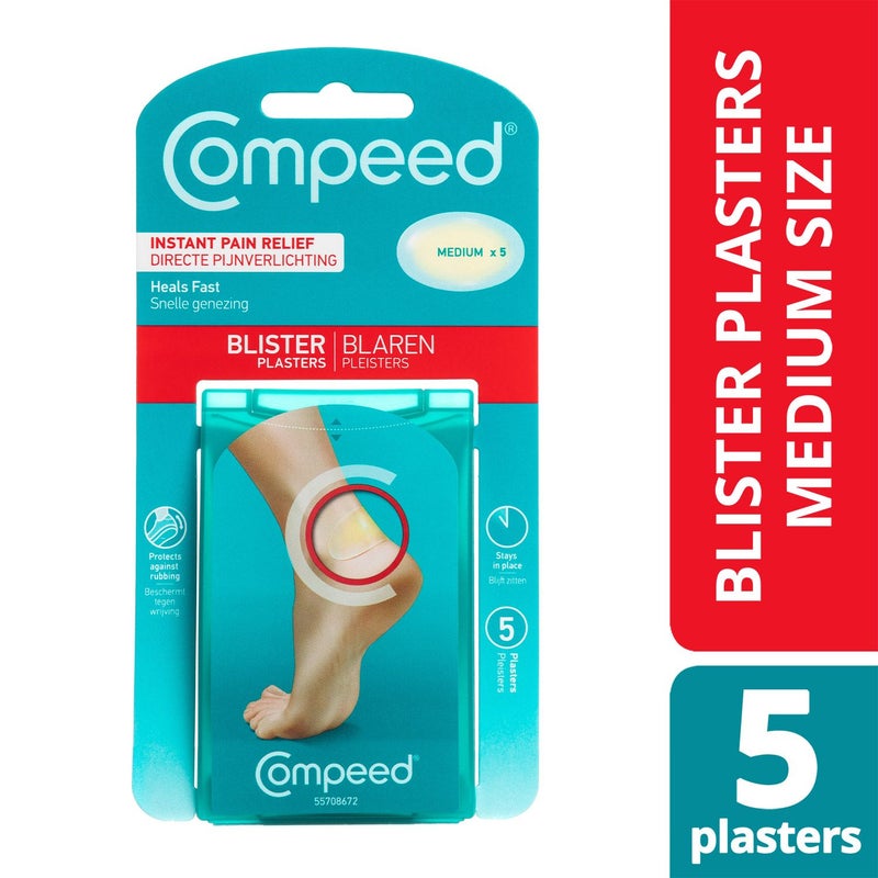 Compeed Hydrocolloid Blister Plasters Medium 5's