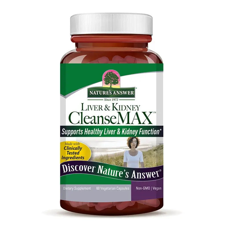 Nature's Answer Liver & Kidney Cleanse Max Vegetarian Capsules, Pack of 60's Nature's Answer