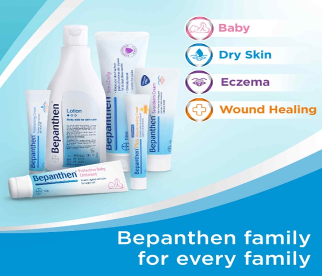 Bepanthen Moisturizing Cream For Dry, Damaged & Irritated Skin 100 g