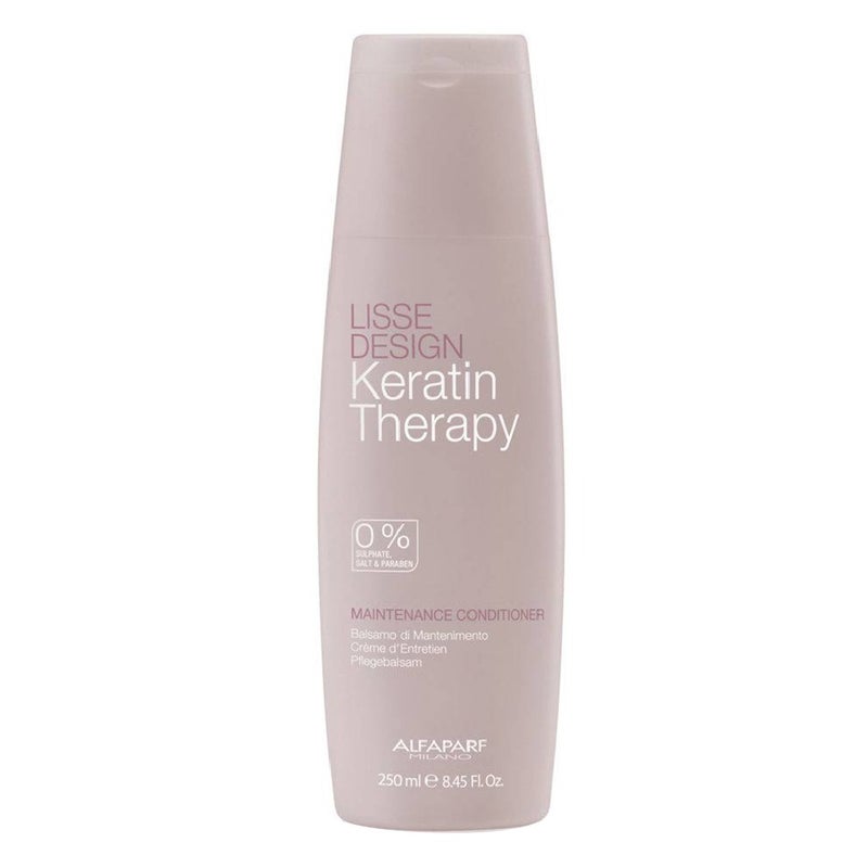 Alfaparf Keratin Therapy Lisse Design Maintenance Conditioner For Smooth & Shiny Hair 250ml