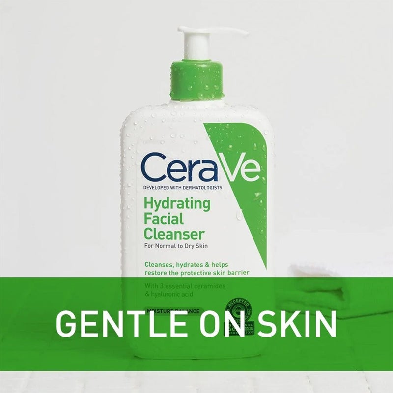 CeraVe Hydrating Fragrance Free Cleanser For Normal To Dry Skin 473ml