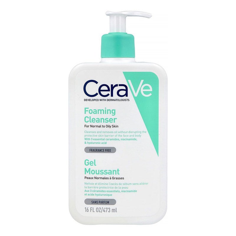 CeraVe Fragrance Free Foaming Cleanser For Normal To Oily Skin 473ml