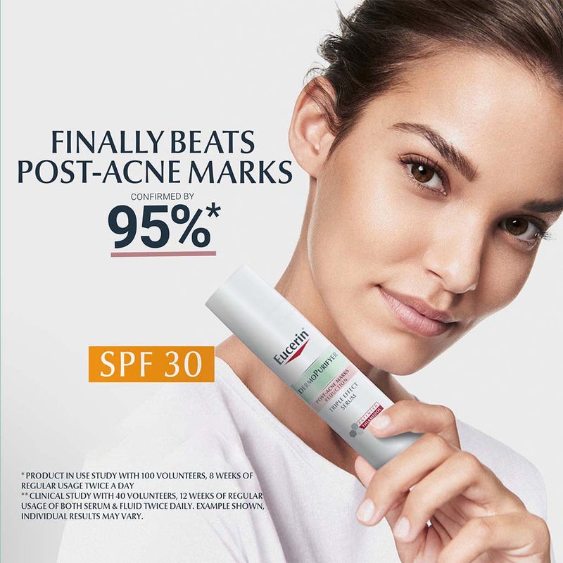 Eucerin Dermo Purifyer Post Blemish Anti-Mark SPF 30 Protective Fluid For Acne Prone Skin 50ml Eucerin