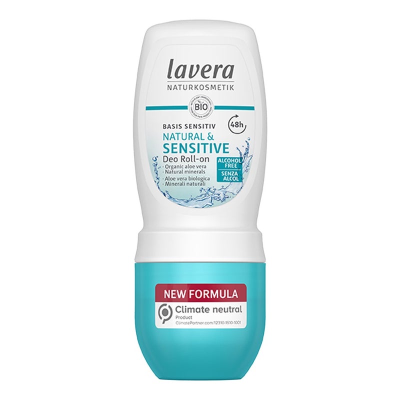 Lavera Basis Sensitiv Natural & Sensitive Aluminium Free Deo Roll-On 50 mL