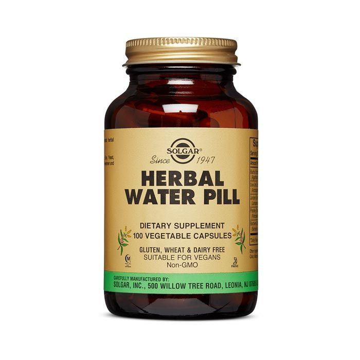 Solgar Full Potency Herbal Water Pill Vegetable Capsule 100's