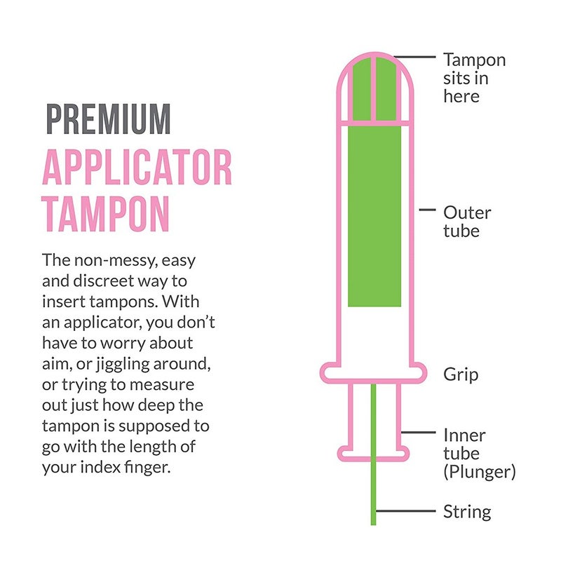Sirona Now Periods Made Easy Premium Applicator Tampons Normal Flow 16's sirona