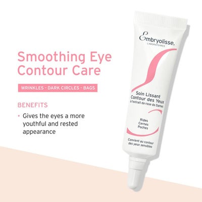 Embryolisse Smoothing Eye Contour Care Cream For Wrinkles, Dark Circles & Puffiness 15 mL