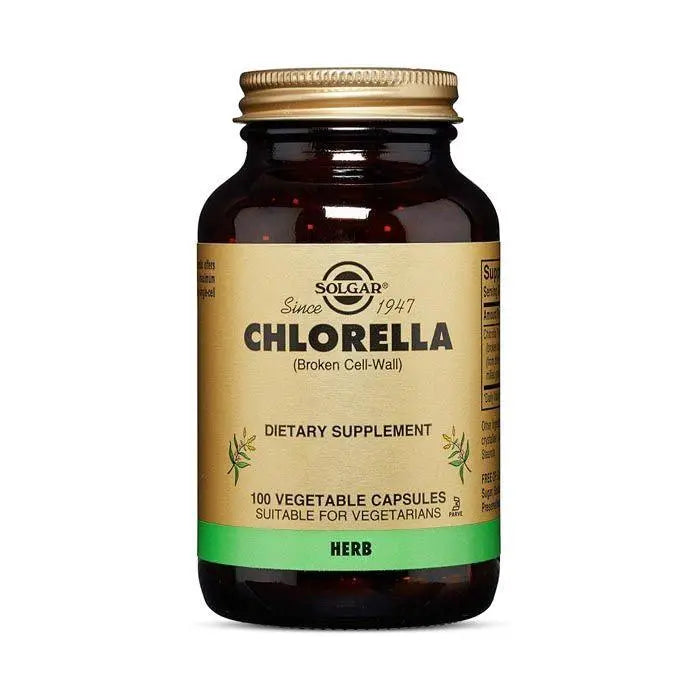 Solgar Full Potency Chlorella Vegetable Capsules 100's Solgar
