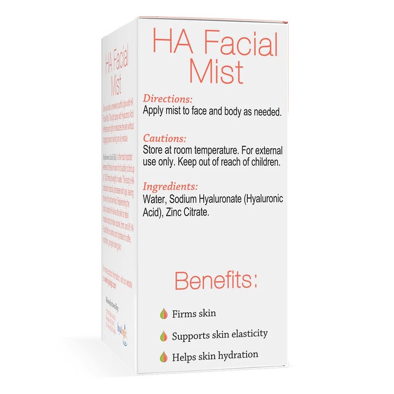 Hyalogic Hyaluronic Acid Facial Mist To Hydrates And Moisturizes Skin 59ml