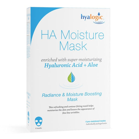 Hyalogic Hyaluronic Acid Radiance And Moisture Boosting Facial Mask 4's