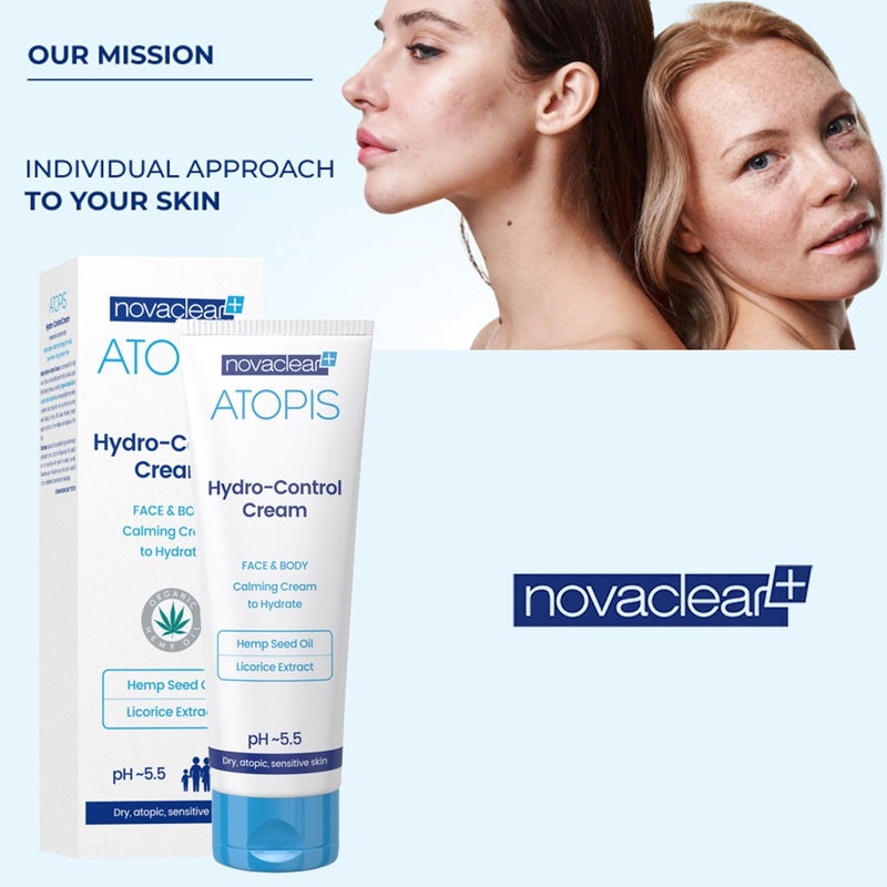 Novaclear Atopis Hydro-Control Calming & Hydrating Cream For Dry, Atopic & Sensitive Skin 250ml