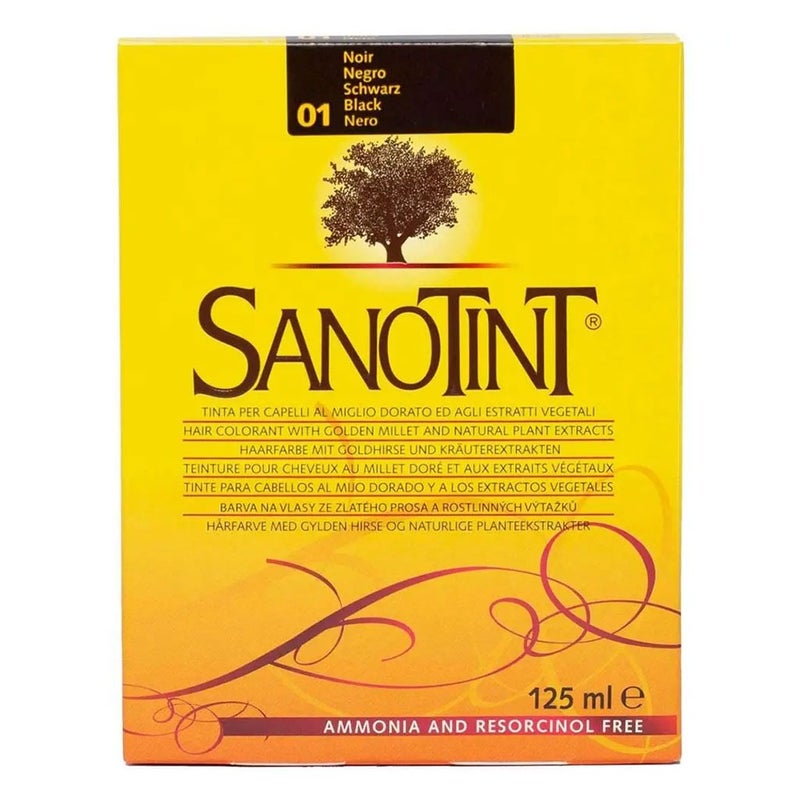 Sanotint Classic Ammonia Free Hair Color 01 Black 125ml