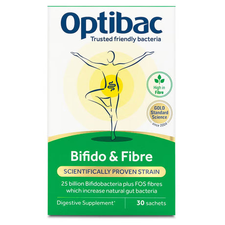 Optibac Bifido And Fibre Probiotics Sachets, Pack of 30's