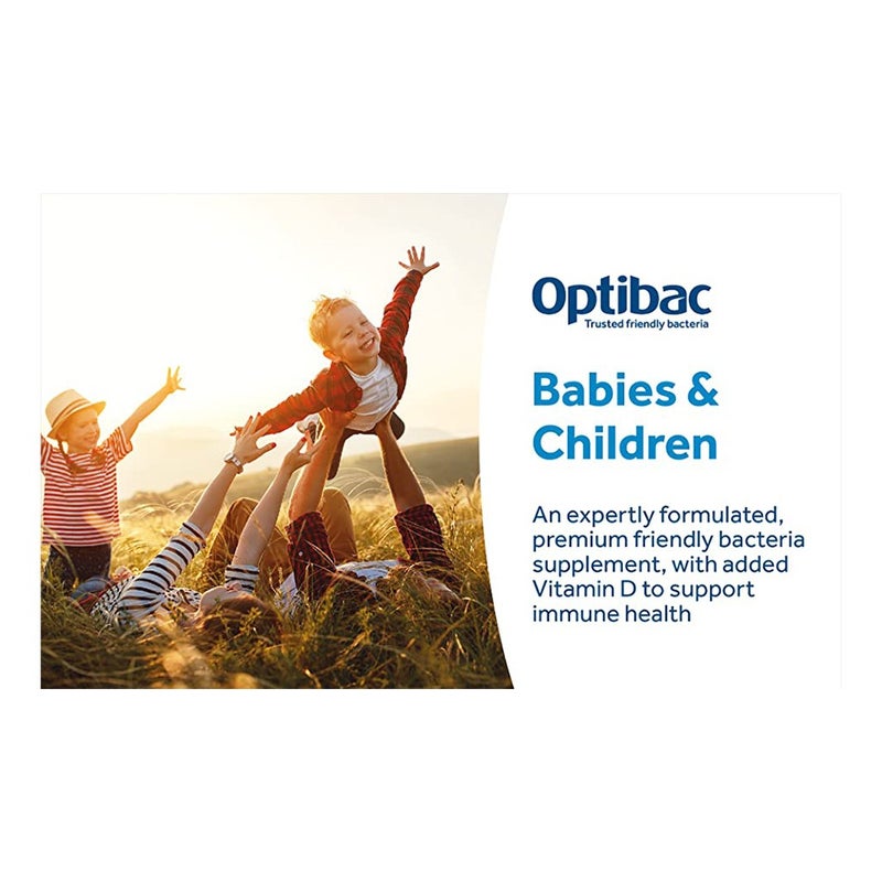 Optibac Probiotic Sachets For Babies & Children, 0-12 Years - Pack of 30's