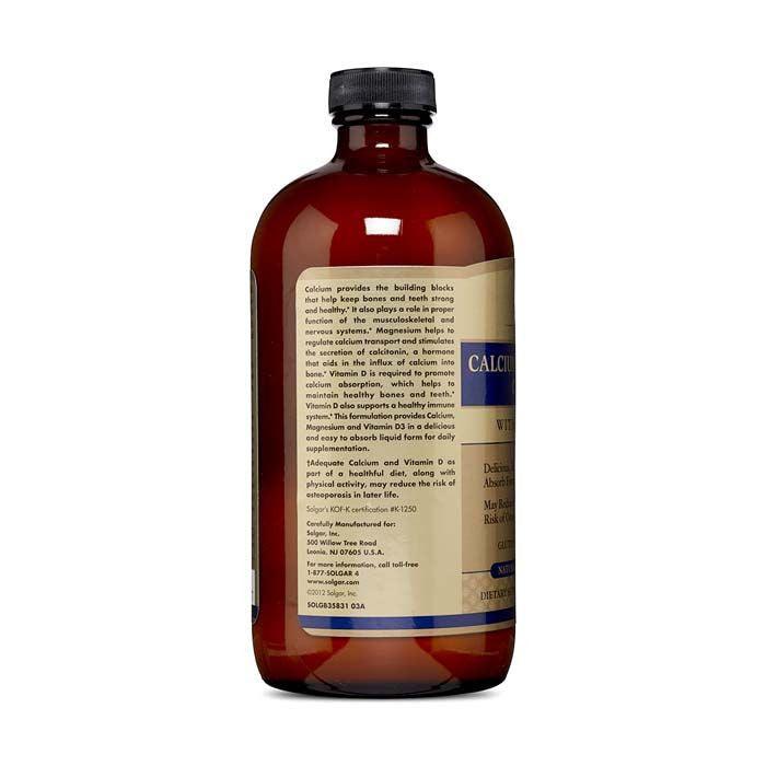 Solgar Liquid Calcium Magnesium With Vitamin D3