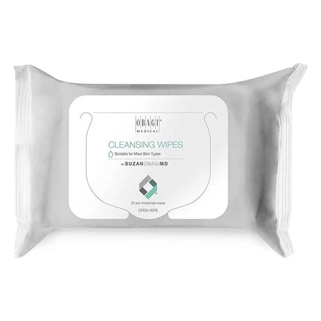 Obagi Medical On The Go Cleansing & Makeup Removing Wipes For Oily & Acne Prone Skin, Pack of 25's Obagi