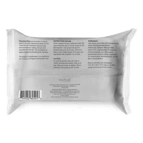 Obagi Medical On The Go Cleansing & Makeup Removing Wipes For Oily & Acne Prone Skin, Pack of 25's Obagi