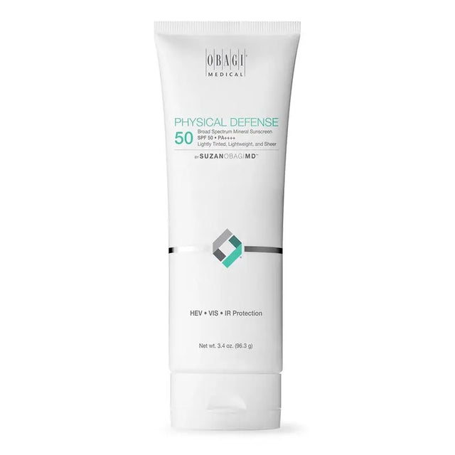 Obagi Medical Physical Defense SPF50 PA++++ Broad Spectrum Mineral Sunscreen Cream Tinted 96.3g Obagi