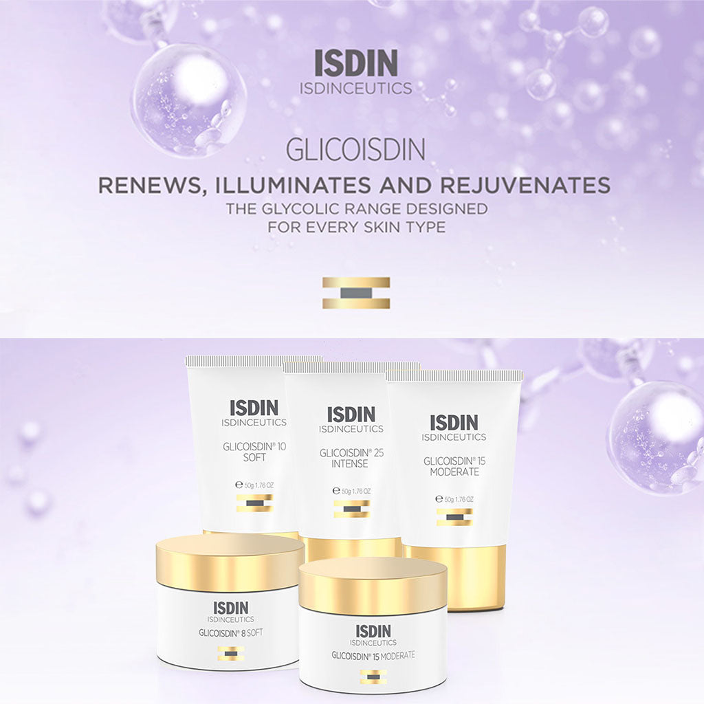 Isdin Isdinceutics Renew Glicoisdin 15 Moderate Facial Night Gel with Peeling Glycolic acid 50g