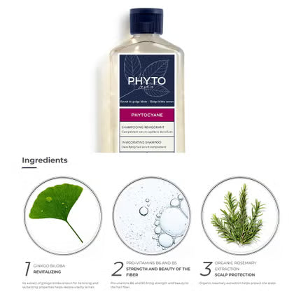 Phyto Phytocyane Invigorating Shampoo For Women - 250ml