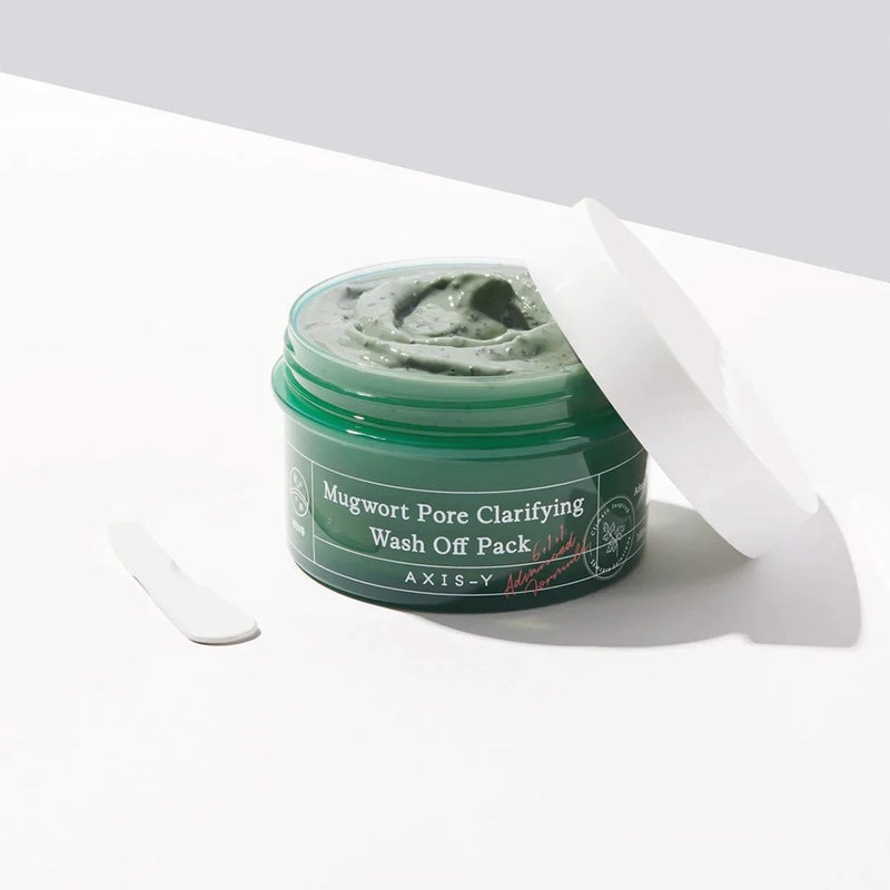 Axis-Y Mugwort Pore Clarifying Relax & Care Wash Off Face Pack 100ml Axis-Y