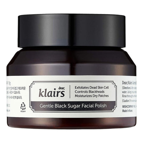 Dear Klairs Gentle Black Sugar Exfoliating Facial Polish Scrub 110g Dear Klairs