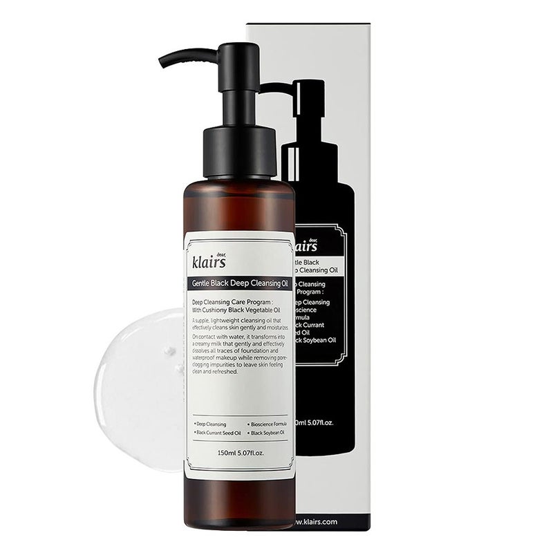 Dear Klairs Gentle Black Deep Facial Cleansing Oil 150ml Dear Klairs