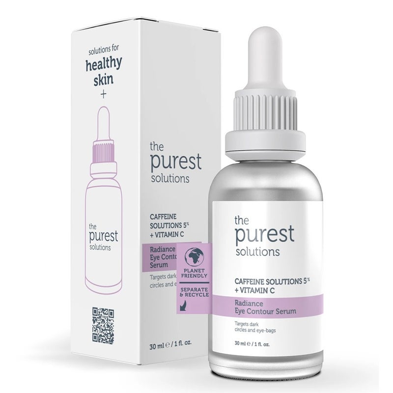 The Purest Solutions Caffeine Solutions 5% + Vitamin C Radiance Eye Contour Serum 30ml