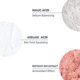 The Purest Solutions 0.6% Azelaic Acid & 0.6% Malic Acid Exfoliating & Peeling Fruit Enzyme Powder 55g