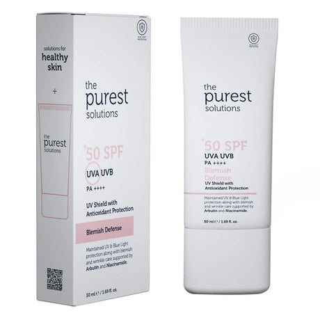 The Purest Solutions Blemish Defense Sunscreen With SPF 50+ & PA++++ 50ml