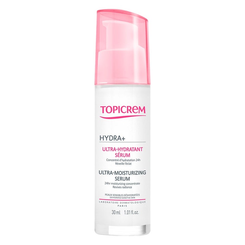 Topicrem Hydra+ Ultra Moisturizing Face Serum For Dehydrated, Sensitive Skin 30ml