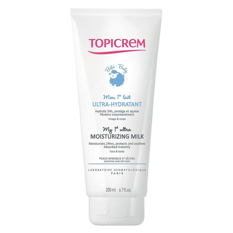 Topicrem Baby My 1st Ultra Moisturizing Milk For Sensitive & Dry Skin 200ml