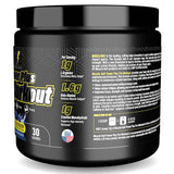 Muscle Bolt Power Plus Pre-Workout Supplement Powder With L- Arginine, Beta Alanine & Creatine Monohydrate - Blue Raspberry 210g Muscle Bolt