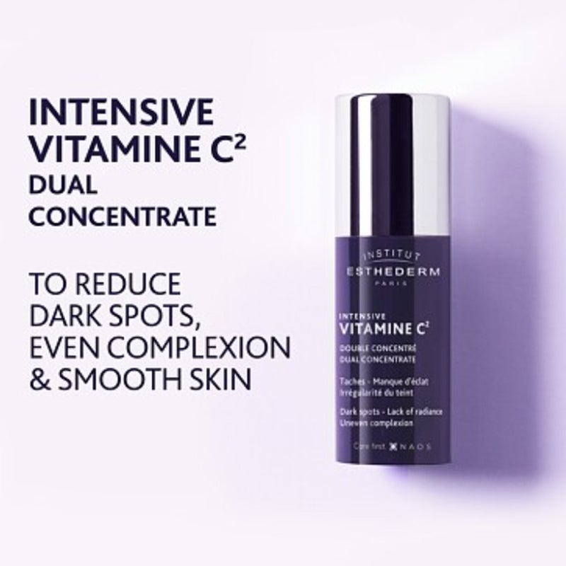 Institut Esthederm Intensive Vitamin C2 Dual Concentrate Face Serum For Dark Spot & Uneven Complexion 10ml