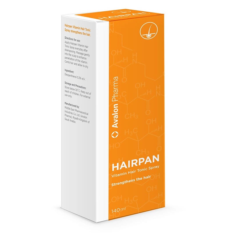 Avalon Hairpan Vitamin Hair Tonic Spray With Dexpanthenol For Damaged Hair 140ml