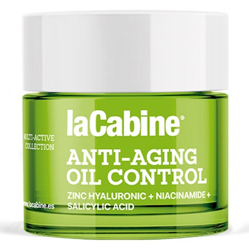 LaCabine Anti-Aging Oil Control Facial Gel Cream With Zinc Hyaluronic, Niacinamide & Salicylic Acid For Oily Skin 50ml