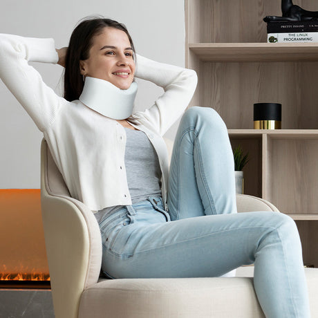 Wellcare Soft Cervical Collar-Small Size Neck Support for Pain Relief Stiffness Injury Recovery & Posture Correction
