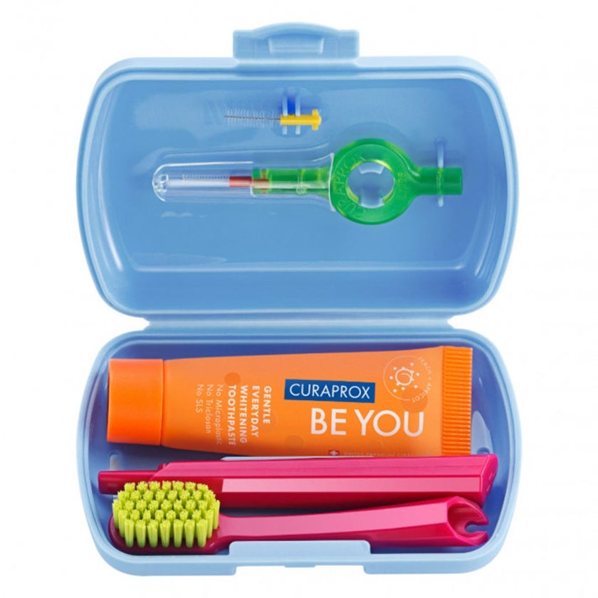 Curaprox Oral Care Travel Kit - Blue