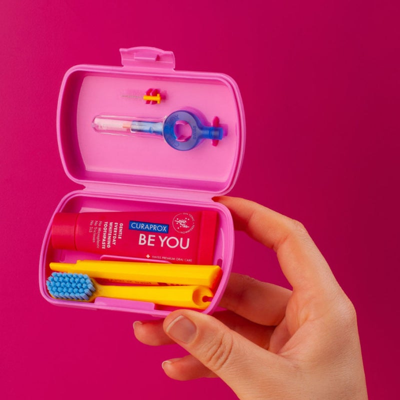 Curaprox Oral Care Travel Kit - Pink
