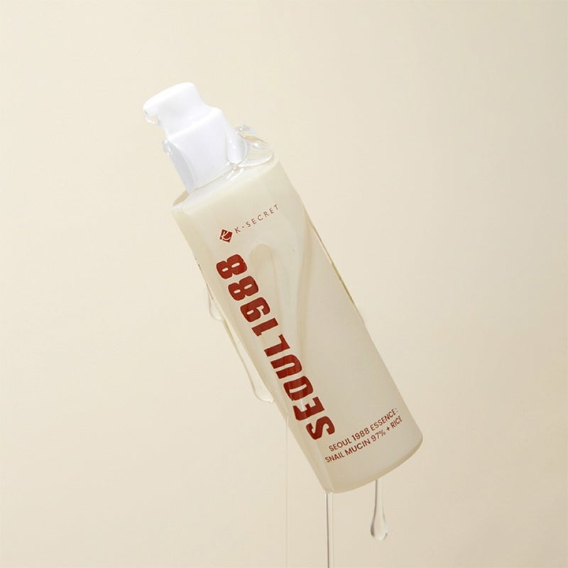 K-Secret Seoul 1988 Essence With Snail Mucin 97% + Rice For Intense Hydration 100ml K-Secret