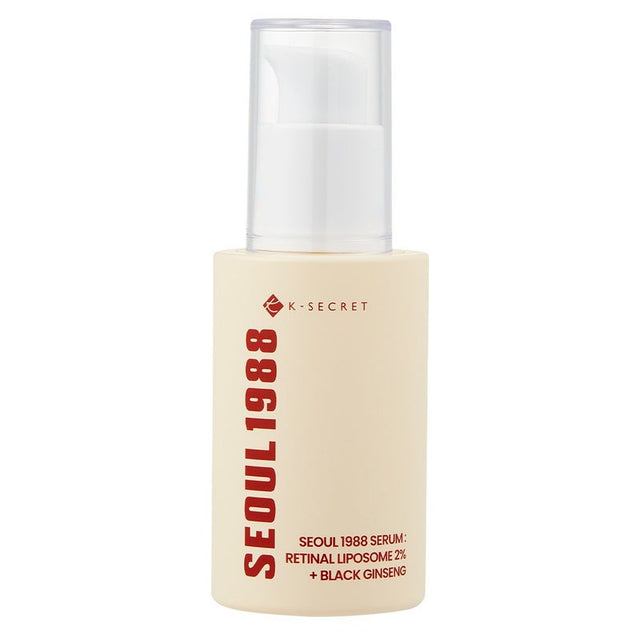 K-Secret Seoul 1988 With Retinal Liposome 2% + Black Ginseng Anti Aging Face Serum 30ml K-Secret