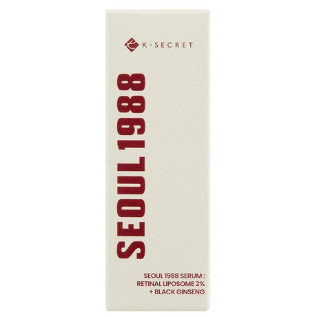 K-Secret Seoul 1988 With Retinal Liposome 2% + Black Ginseng Anti Aging Face Serum 30ml K-Secret
