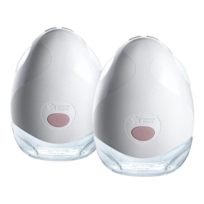 Tommee Tippee Made For Me In-Bra Wearable Electric Breast Pump Double- White/Pink