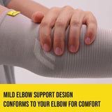 Futuro Elbow Support For Left/Right Elbow, Mild Support, Medium, Grey Color, Pack of 1’s