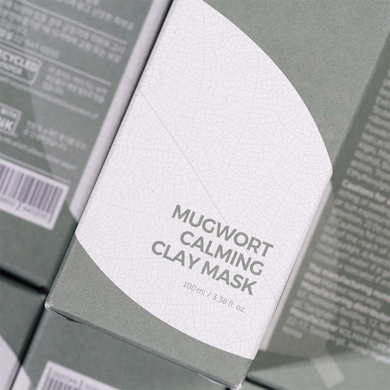Isntree Real Mugwort Calming Clay Face Mask For All Skin Types 100ml Isntree
