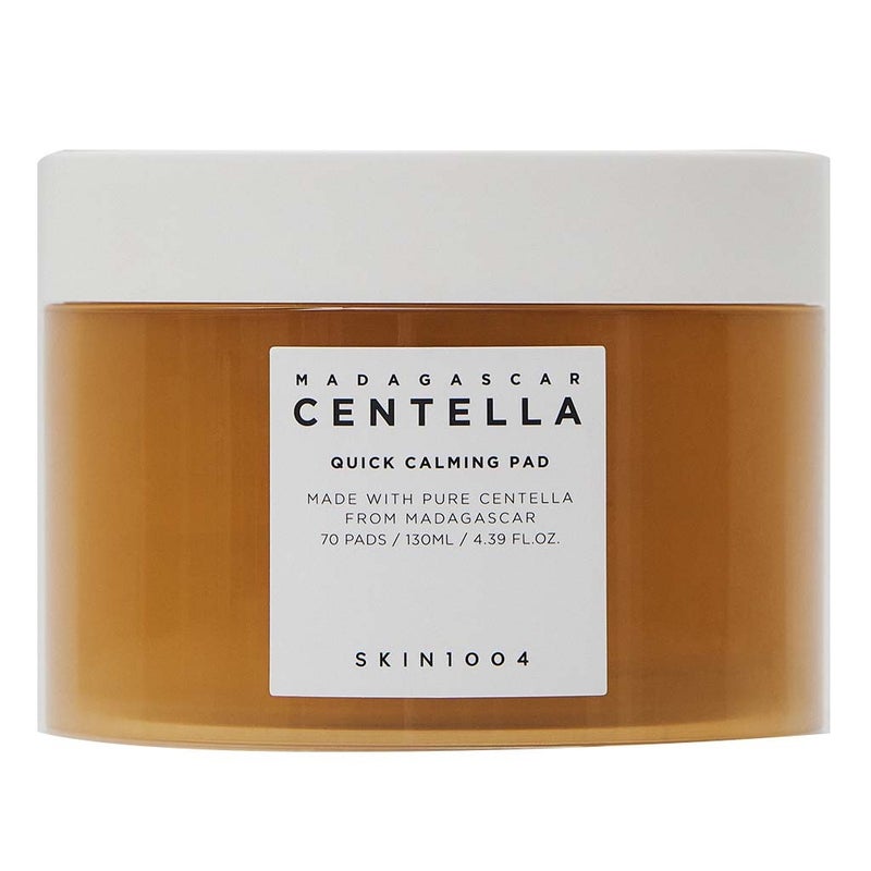 Skin1004 Madagascar Centella Quick Calming Facial Pads For Sensitive Skin 130ml, Pack of 70’s