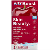 WTR Boost Skin Beauty Effervescent Boosters - Cherry Flavor, Pack of 24's