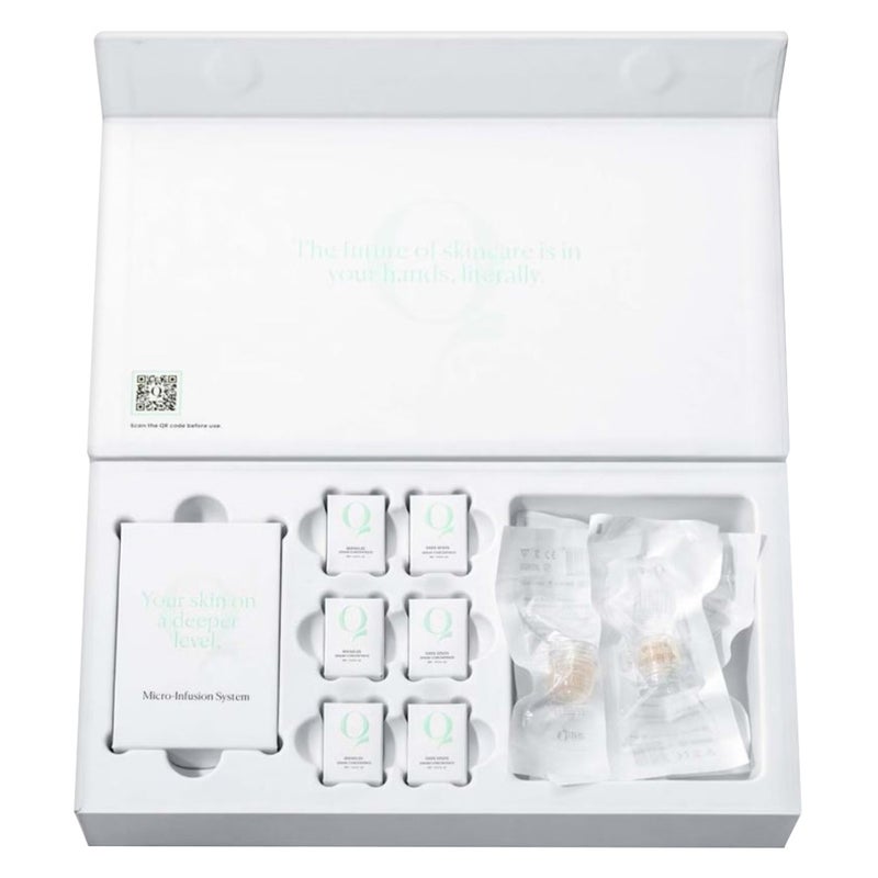 Qure Skincare Micro-Infusion System - At Home Microneedling Facial