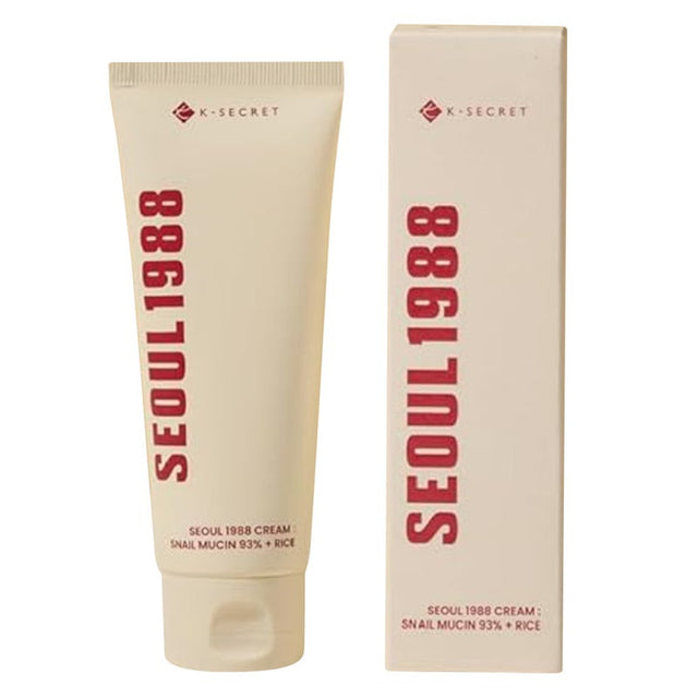K-Secret Seoul 1988 Snail Mucin 93% + Rice Extract Cream 100ml K-Secret