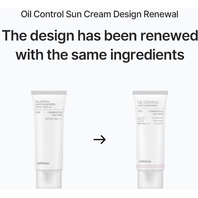 Celimax Oil Control SPF50+ PA++++ Light Sunscreen 40ml Celimax